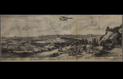 École hollandaise du XVIIIe siècle. Vue panoramique...