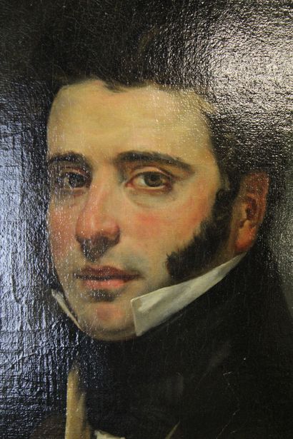 Portrait d'homme. 
French school of the 19th...