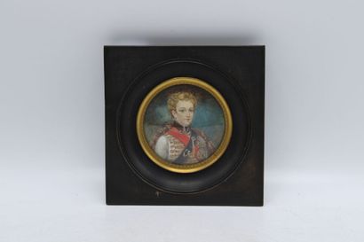 Miniature 
School of the XIXth century, Portrait...
