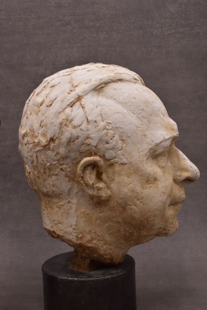 Pedro MEYLAN (1890-1954). Tête d'homme en...