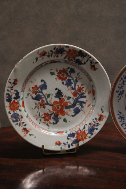 CHINE - Compagnie des Indes 
Suite of 4 porcelain...
