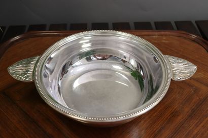 CHRISTOFLE - GALLIA. Un légumier et une saucière...