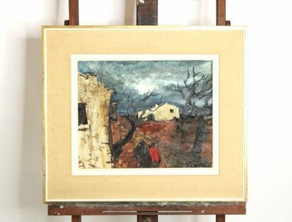 MASSON (XXth century), Landscape, oil on...