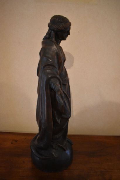 Vierge de l'Immaculée Conception en bois...