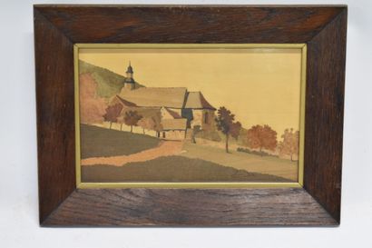 Charles SPINDLER (1865-1938). Landscape,...