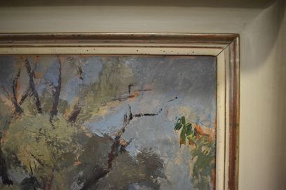 Nanette GENOUD (1907-1987), Landscape with...