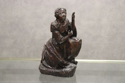Ecole du XVIIIème siècle, Femme agenouillée,...