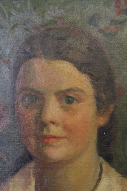 Jeune fille. 
Gaston VAUDOU (1891-1957),...