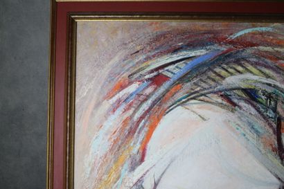 Femme
Michel SANZIANU (1944) Woman, oil on...