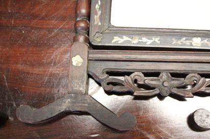 TONKIN, early 20th century. Pair of mirrors...