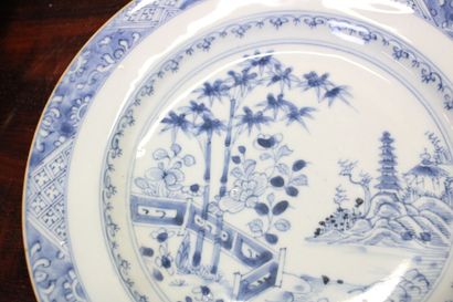 CHINE - Compagnie des Indes 
Suite of 4 porcelain...