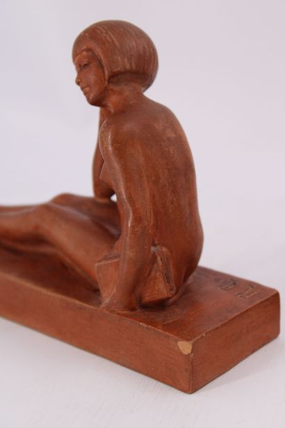 René ROD (XIX-XX), Set representing two naked...