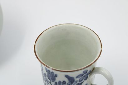 Chine -Compagnie des indes 
Suite of 4 cups...