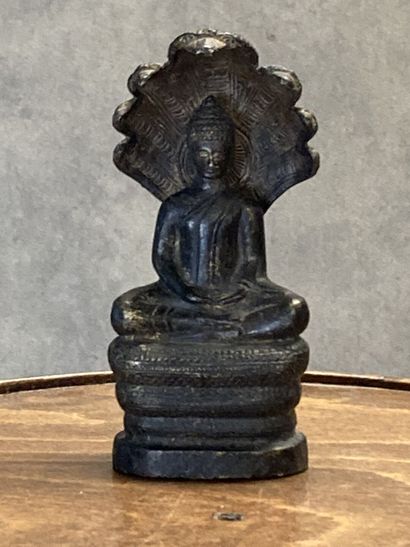 CHINE - ASIE 
Buddha in bronze. Height :...