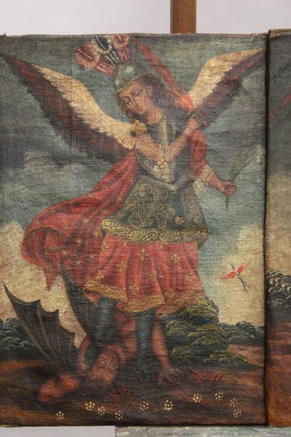 CUZCO 
École du XVIIIe siècle dans la goût...