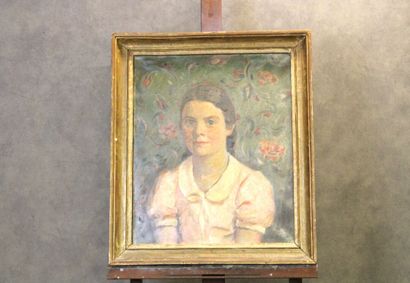 Jeune fille. 
Gaston VAUDOU (1891-1957),...