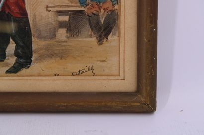 Edouard DETAILLE (1848-1912). Portrait of...