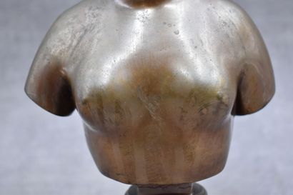 P. BAUR (XIXe-XXe siècle), Diane, bronze...