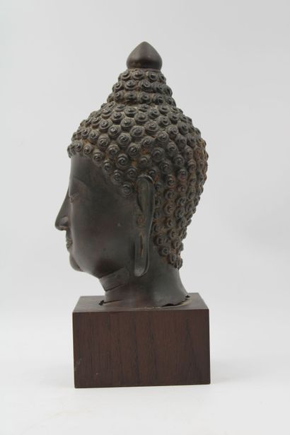 THAILAND, early 20th century. Head of a deity...