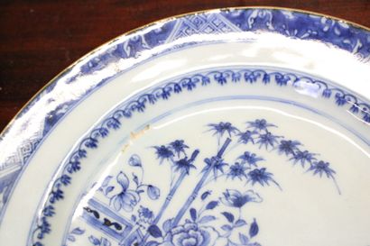 CHINE - Compagnie des Indes 
Suite of 4 porcelain...