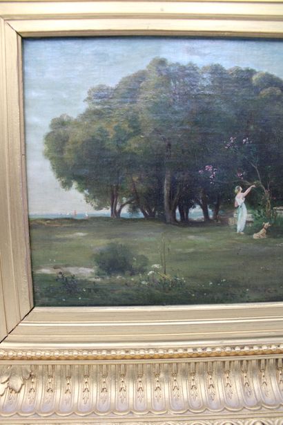 Adolphe GUILLON (1829-1896), Woman with a...