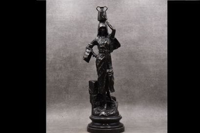 Gaston LEROUX (1854-1942) Porteuse d'eau,...