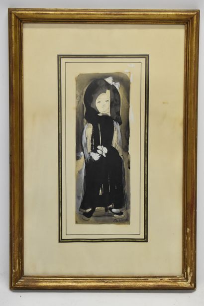 Amine SFEIR (1932-2002). Children in traditional...
