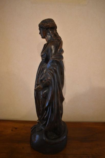 Vierge de l'Immaculée Conception en bois...