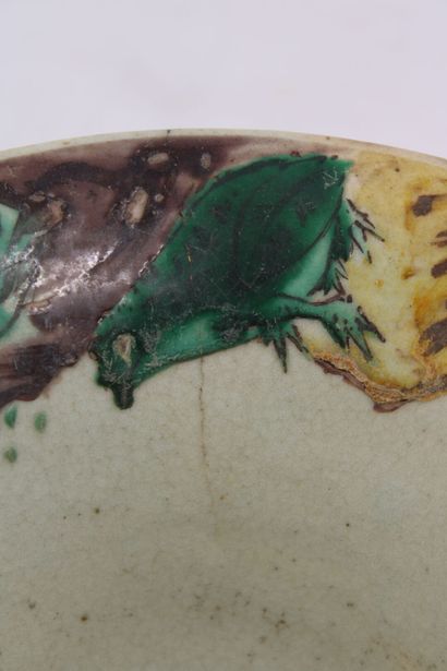 Vase tulipe
CHINA. Ceramic tulip vase decorated...