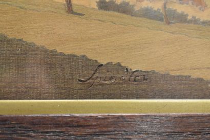 Charles SPINDLER (1865-1938). Landscape,...