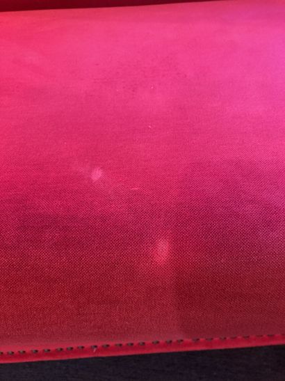 Sofa BRETZ model GAUDI in red velvet fabric...