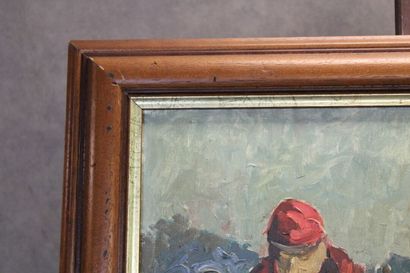 Mario PASARELLI
The Jockey Race. Oil on canvas,...