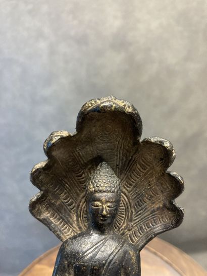 CHINE - ASIE 
Buddha in bronze. Height :...