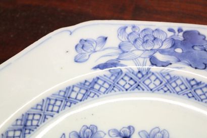 CHINE - Compagnie des Indes 
Suite of 4 flat...
