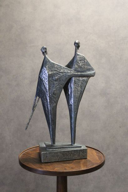 Couple 
Walter WEIBEL (1924-2006) Couple,...