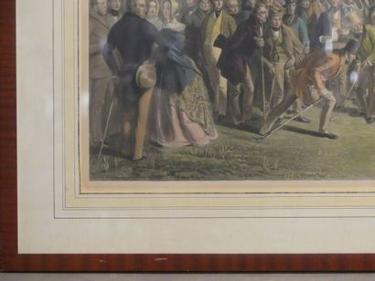 Partie de golf
School of the XIXth century,...