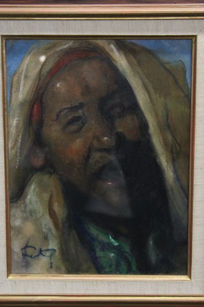 Louis FORTUNEY (1875-1951). Portrait of an...