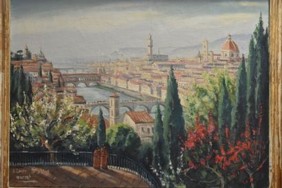 Vue de Florence
MARROT(XXth century), View...
