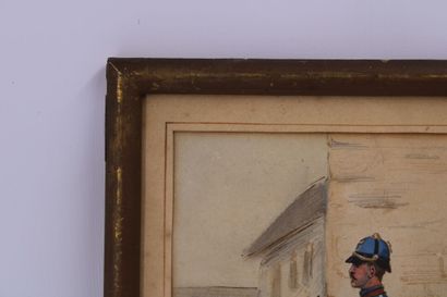 Edouard DETAILLE (1848-1912). Portrait of...