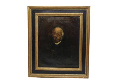 Portrait, oil on canvas. Dimensions: 39x31cm....