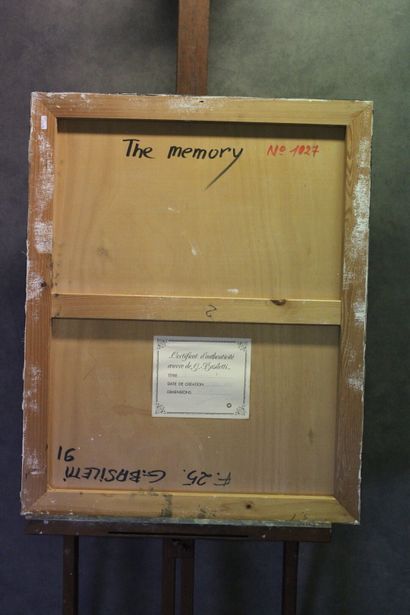 Gérard BASILETTI (1947-2008), The memory,...