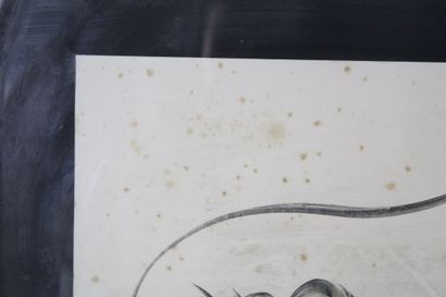 Ecole du XXe siècle 
Ink drawing, representing...