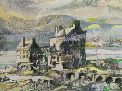 Daniel LOURADOUR (1930-2007) The Mist, watercolor...