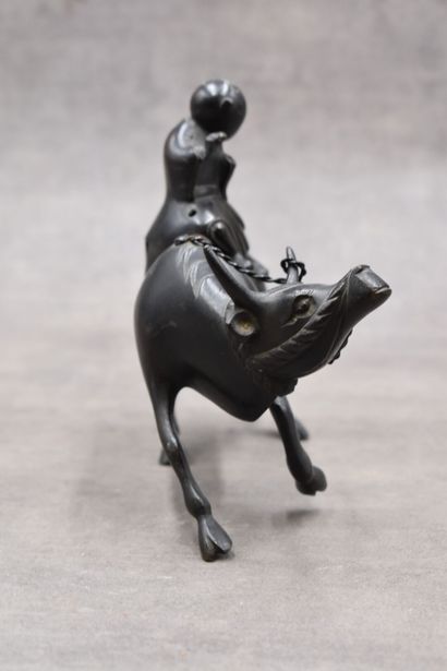 CHINA. Bronze incense burner representing...