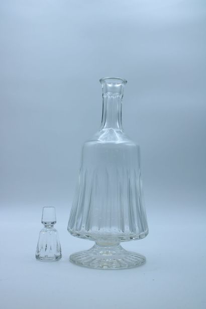 SEVRES. Crystal service including: a pitcher,...