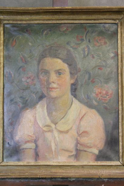Jeune fille. 
Gaston VAUDOU (1891-1957),...