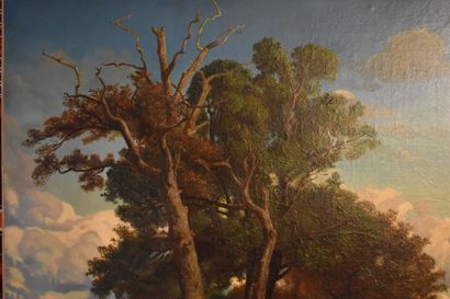 School of the XIX eme century. Shepherds...