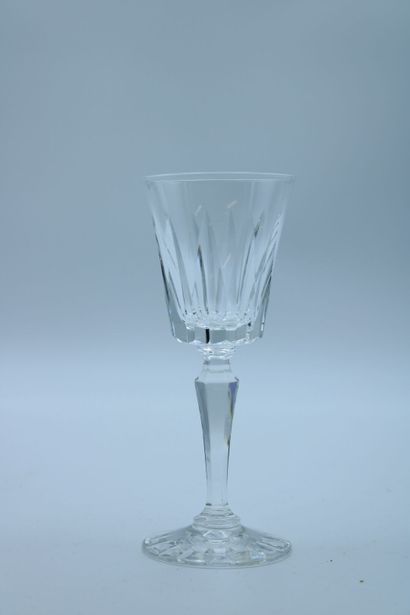 SEVRES. Crystal service including: a pitcher,...