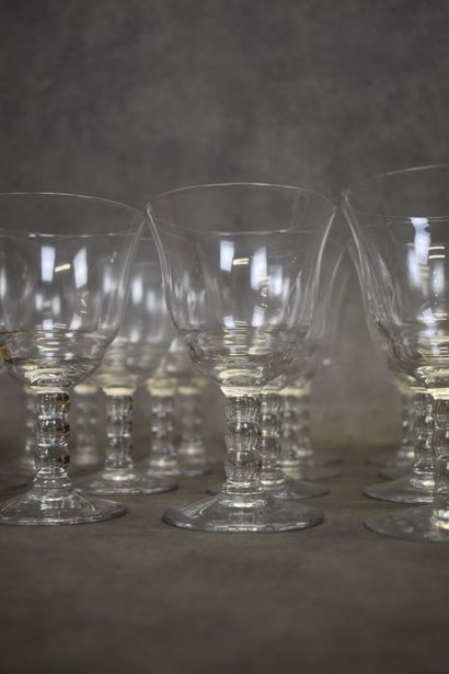 DAUM France. Part of crystal service including:...