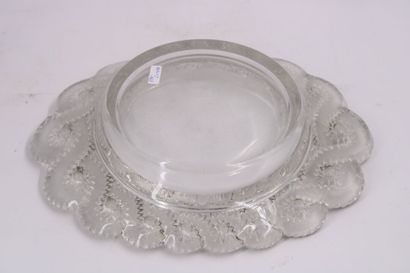 LALIQUE France. Circular cup model Auriac...
